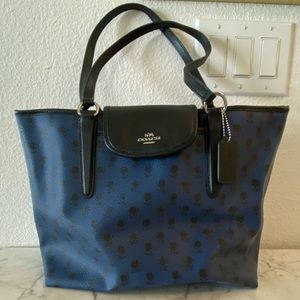 Leather Coach Tote